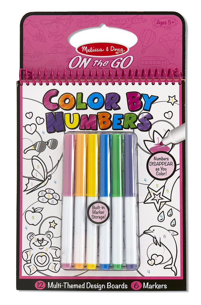 Melissa & Doug Color By Numbers - Pink