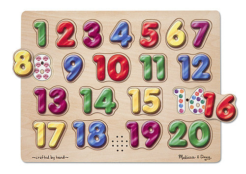 Melissa & Doug Spanish Numbers Sound Puzzle 724