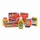 Melissa and Doug Toy, Wooden Pantry Products Set