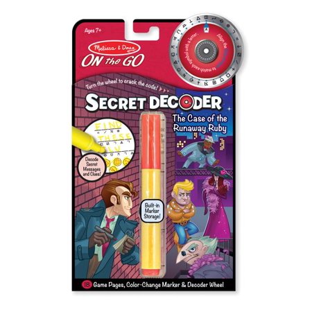 Melissa & Doug On the Go Secret Decoder - Case of the Runaway Ruby