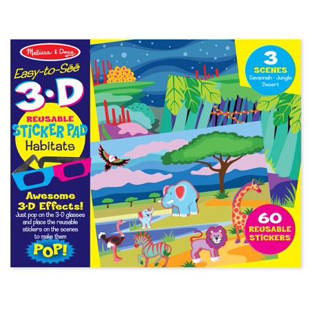 Melissa & Doug Easy-to-See 3-D - Habitats Puzzle
