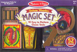 Melissa & Doug Deluxe Solid-Wood Magic Set With 10 Classic Tricks