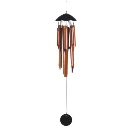 Asli Arts 31.5 Inch Black Bamboo Wind Chime