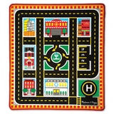 Boy's Melissa & Doug 'Round The City' Play Rug & Rescue Vehicles
