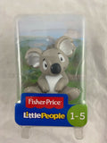 Bundle of 2 |Fisher-Price Little People Single Animal (Koala + Leopard)