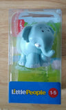 Bundle of 2 |Fisher-Price Little People Single Animal (Giraffe + Elephant)