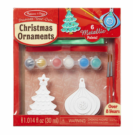 Melissa & Doug Christmas Ornaments - DYO - 2 pack
