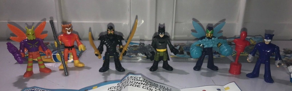 IMAGINEXT DC SUPER FRIENDS SERIES 7 - FULL SET OF 6 FIGURES, NEW SEALED