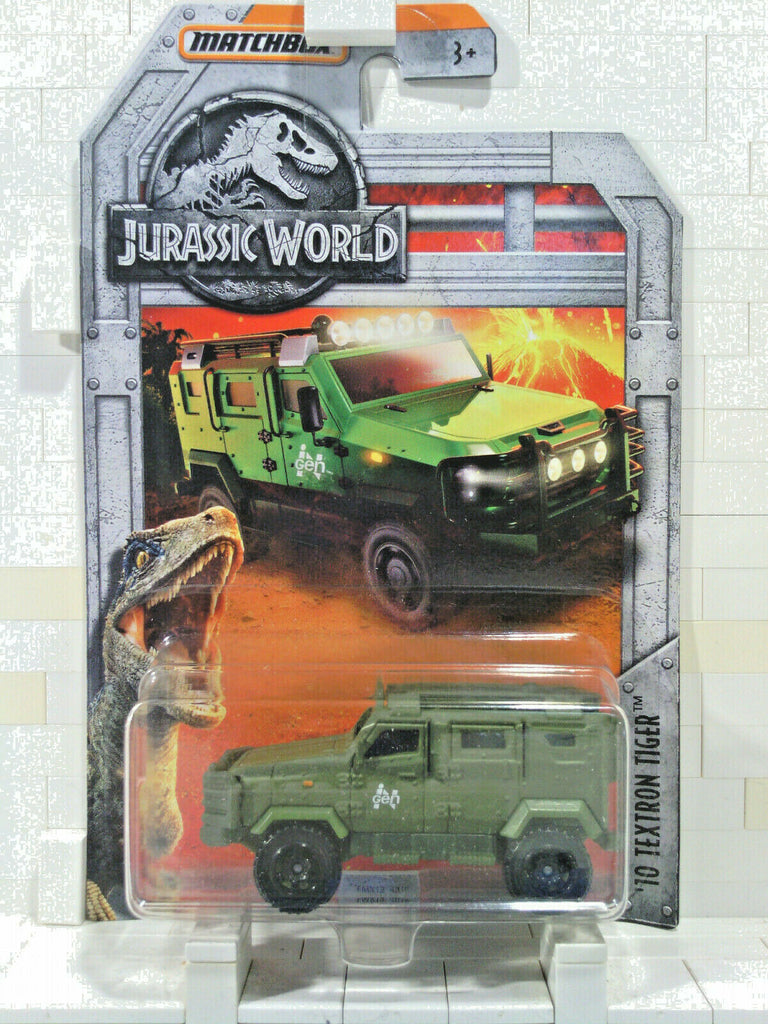 Matchbox Jurassic World '10 Textron Tiger Green |FMX92