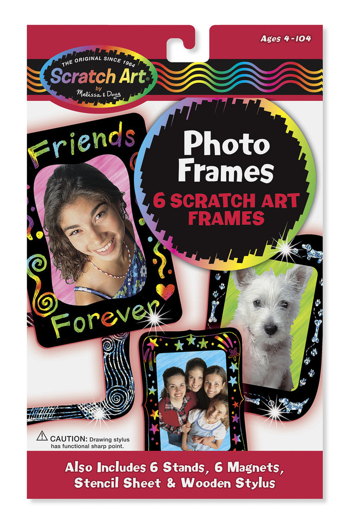 Melissa & Doug Photo Frames Scratch Art Set