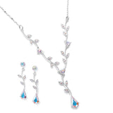 Bridesmaid or Prom Necklace Set with Vine 580S