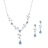 Bridesmaid or Prom Necklace Set with Vine 580S