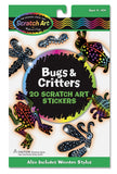Melissa & Doug Bugs & Critters Scratch Art Stickers (3343)