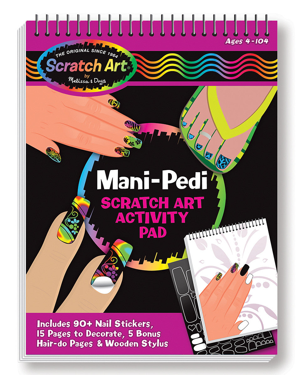 Melissa & Doug Mani-Pedi Scratch Art Activity Pad