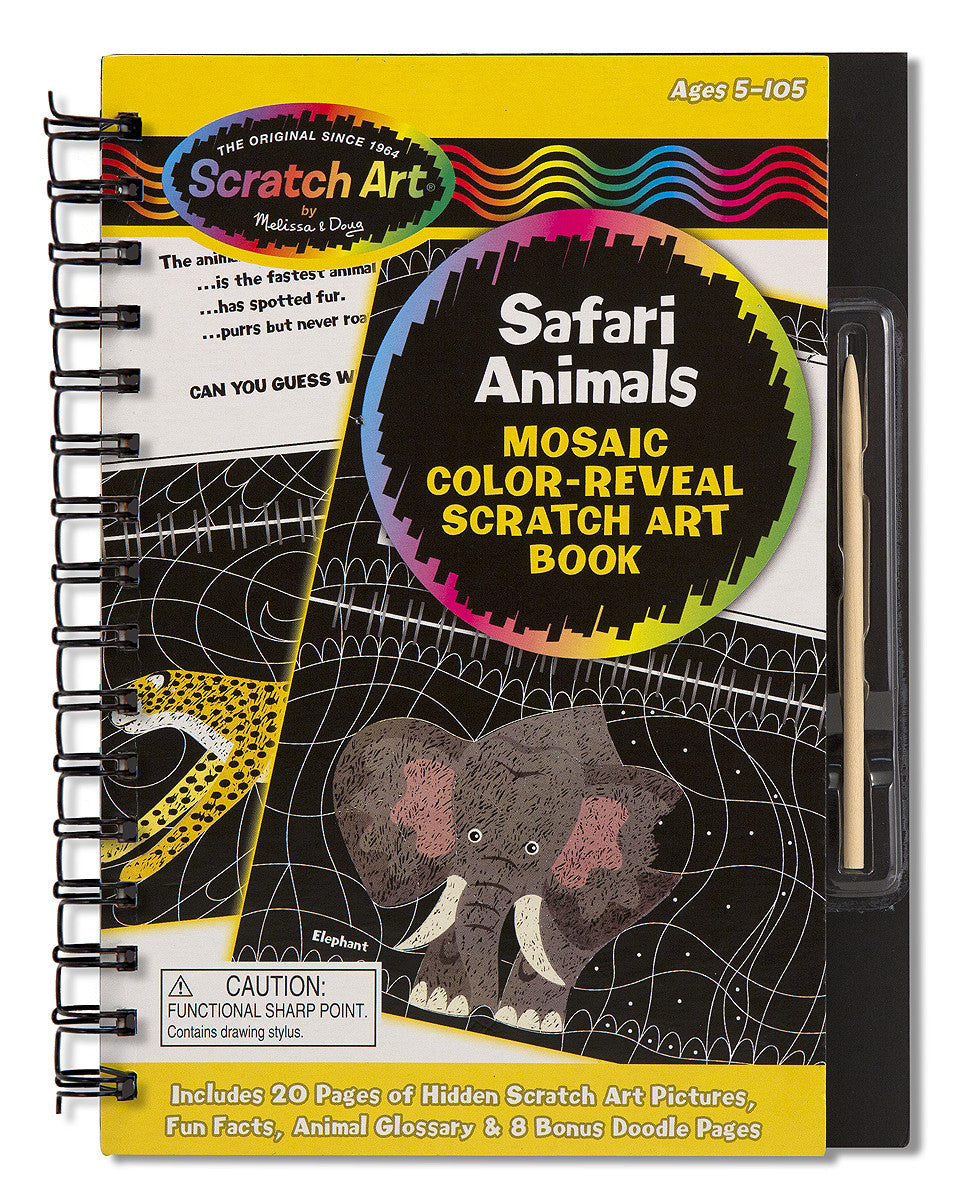 Melissa & Doug Drawing Book - Safari Animals
