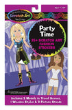Melissa & Doug Party Time Scratch Art Fashion Stickers
