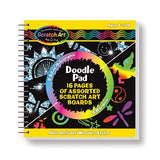 Melissa & Doug Scratch Art Doodle Pad With 16 Scratch-Art Boards and Wooden Stylus
