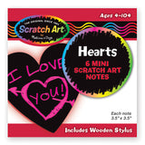 Melissa and Doug Heart-Shaped Mini Scratch Art Notes 5930