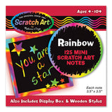 Melissa & Doug Rainbow Mini Scratch Art Notes (Box of 125) 5945