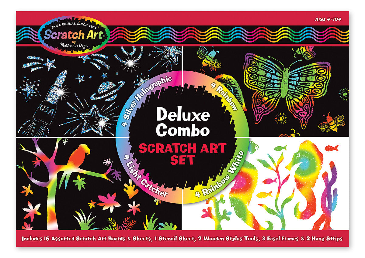 Melissa & Doug Deluxe Combo Scratch Art Set 5981