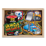 Melissa & Doug Wooden Vehicle Magnets