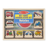 Melissa & Doug My First Wooden Stamp Set - Vehicles