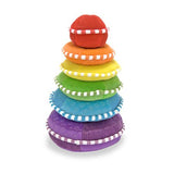 Melissa and Doug Kids Toys, Plush Rainbow Stacker