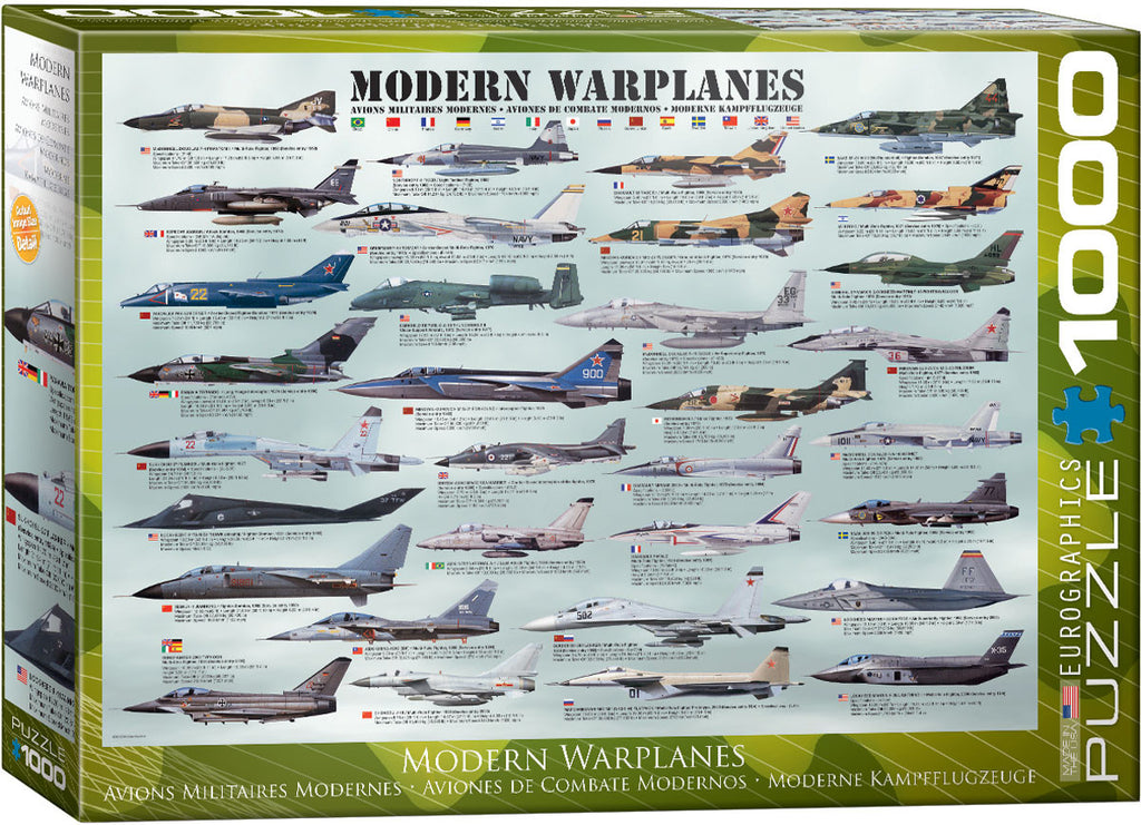 EuroGraphics Puzzles Modern Warplanes