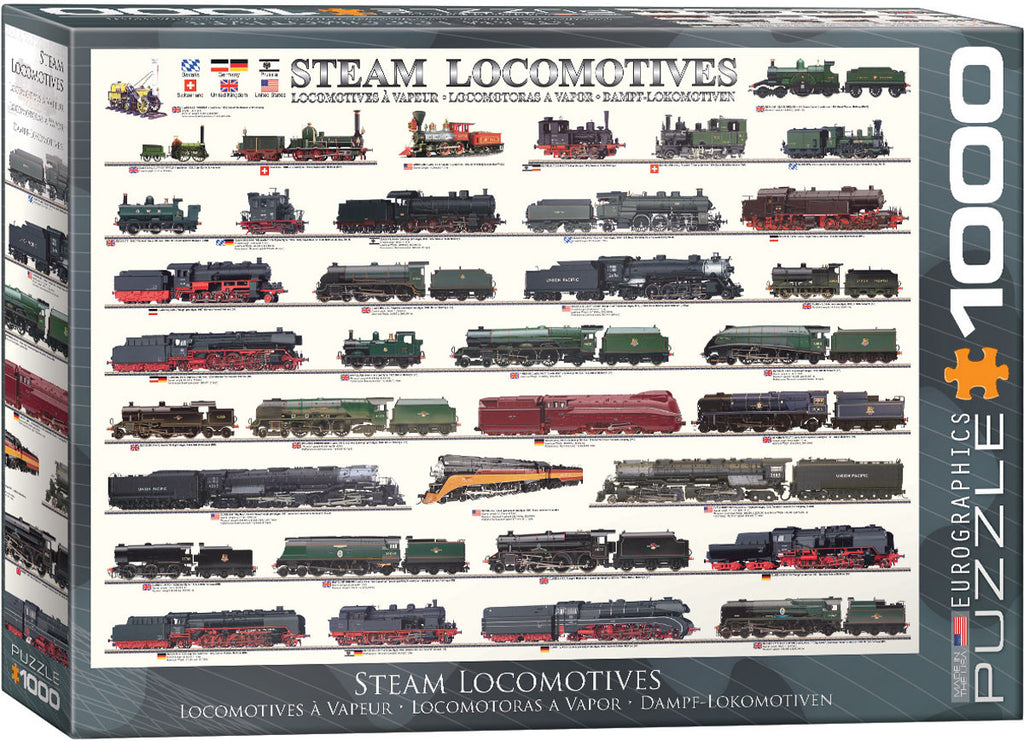 EuroGraphics Puzzles Steam Locomotives