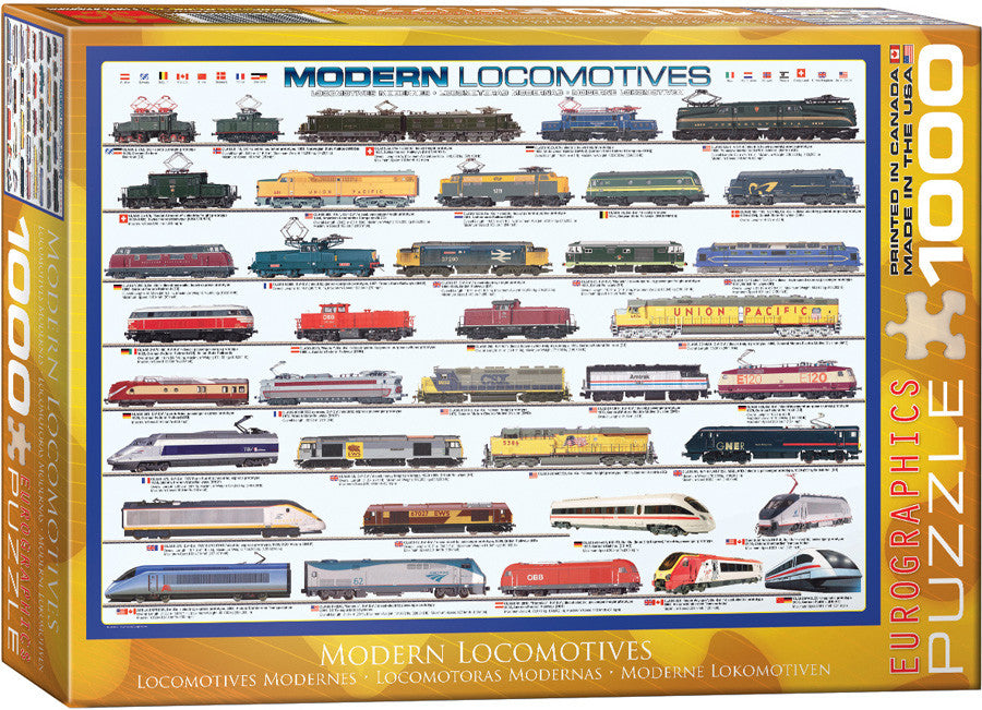 EuroGraphics Puzzles Modern Locomotives