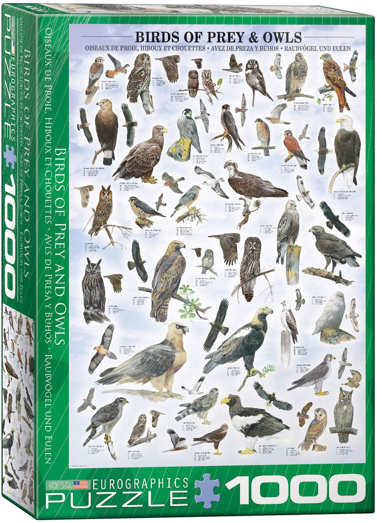 EuroGraphics Puzzles Birds of Prey & Owls