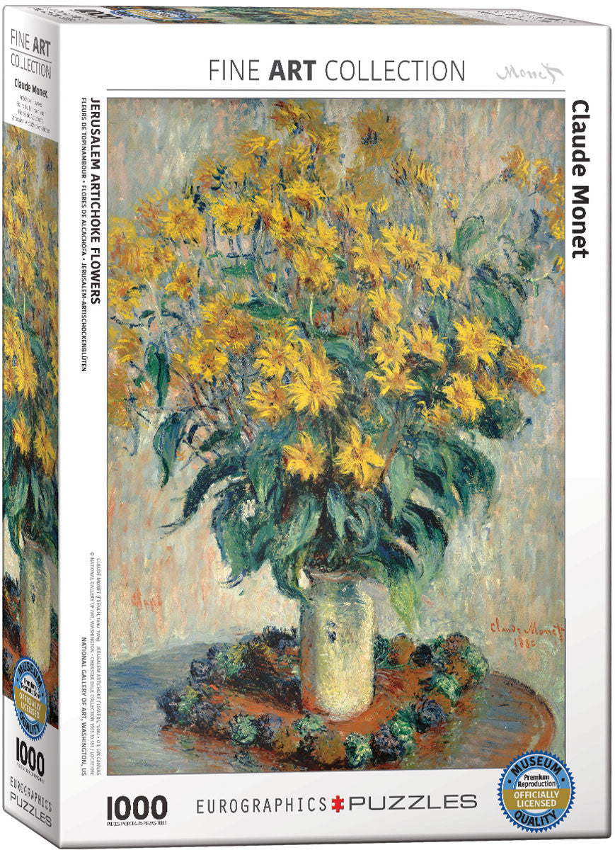 EuroGraphics Puzzles Jerusalem Artichoke Flowersby Claude Monet