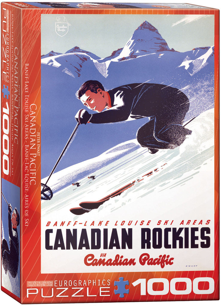 EuroGraphics Puzzles Lake Louise Ski Areas byPeter Ewart