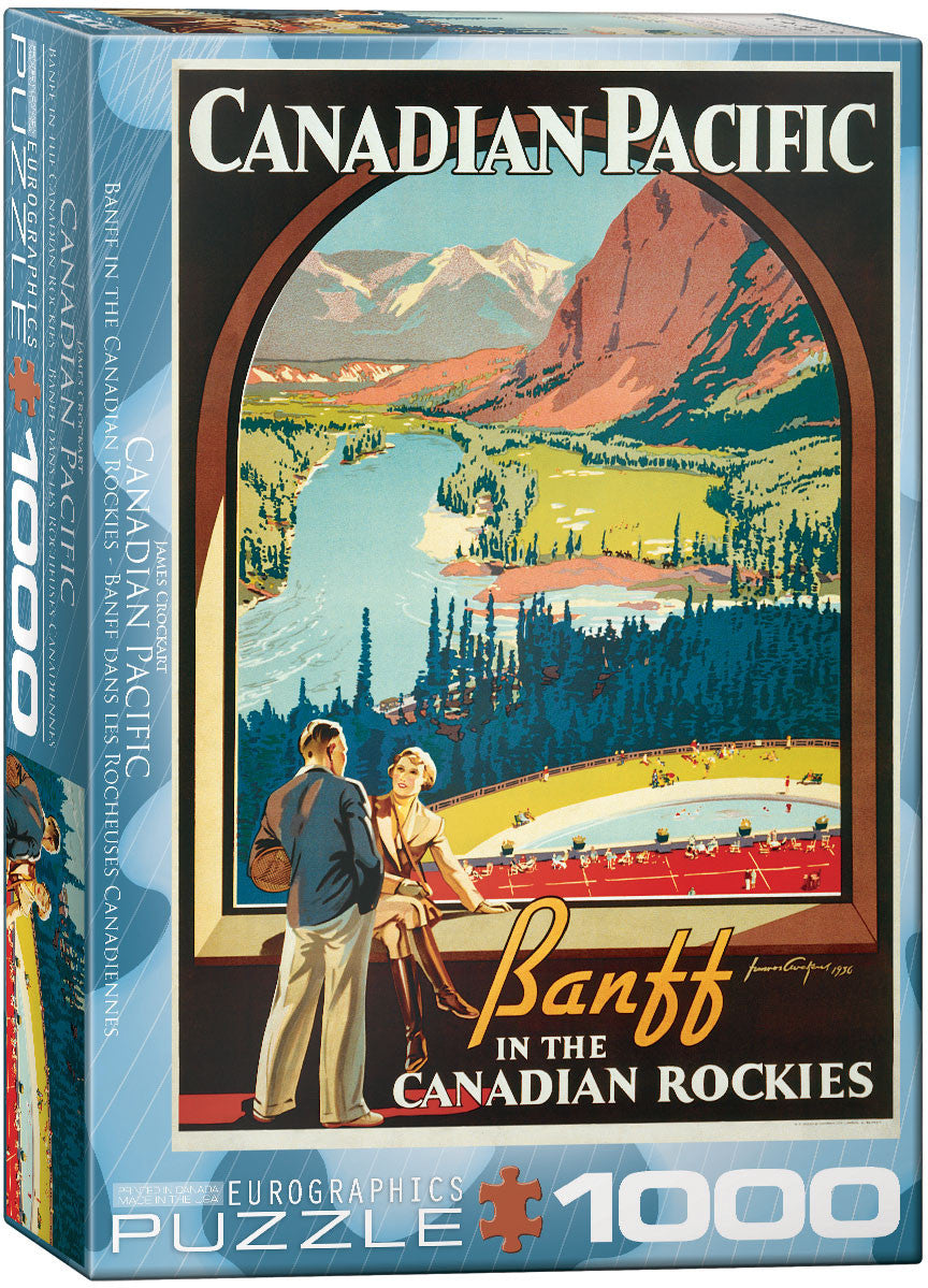 EuroGraphics Puzzles Baniff in the Canadian Rockies by James Crockart