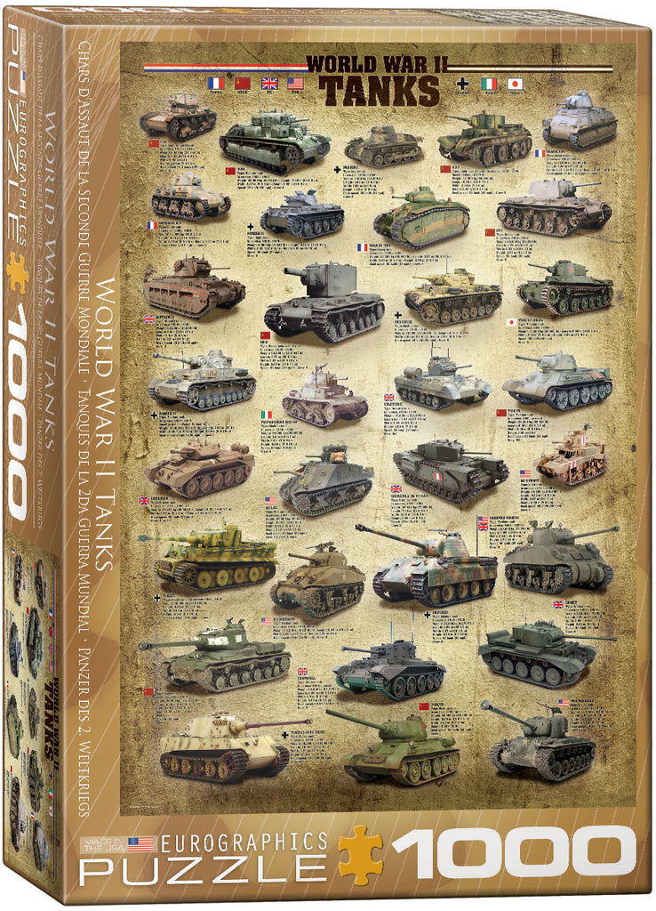 EuroGraphics Puzzles Tanks of WWII