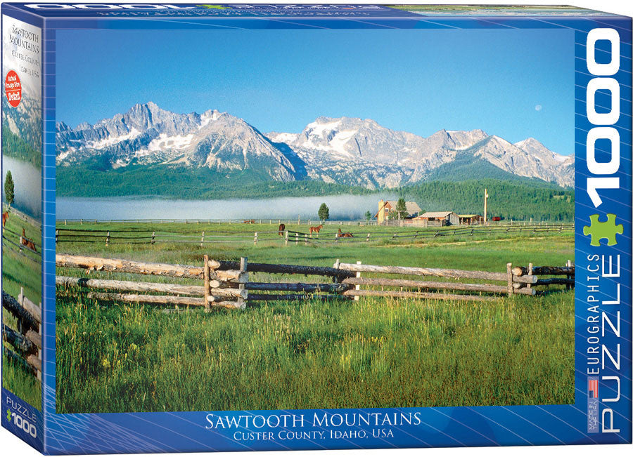 EuroGraphics Puzzles Sawtooth Mountains, ID