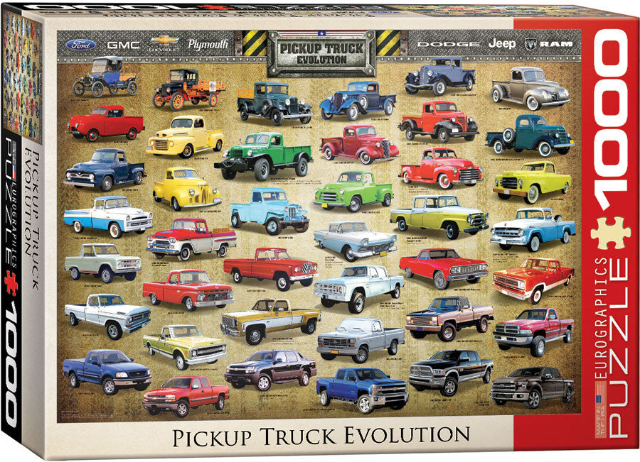 EuroGraphics Puzzles Pickup Truck Evolution