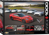 EuroGraphics Puzzles It Runs in the Family-2014 Corvette Stingray