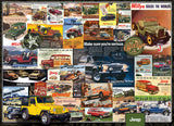 EuroGraphics Puzzles Jeep Vintage Car Ads