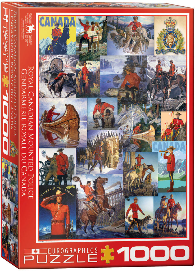 EuroGraphics Puzzles Vintage Poster Collage - RCMP