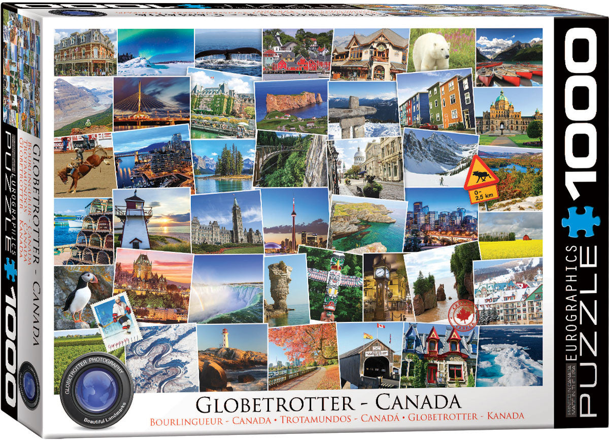 EuroGraphics Puzzles Canada- Globetrotter