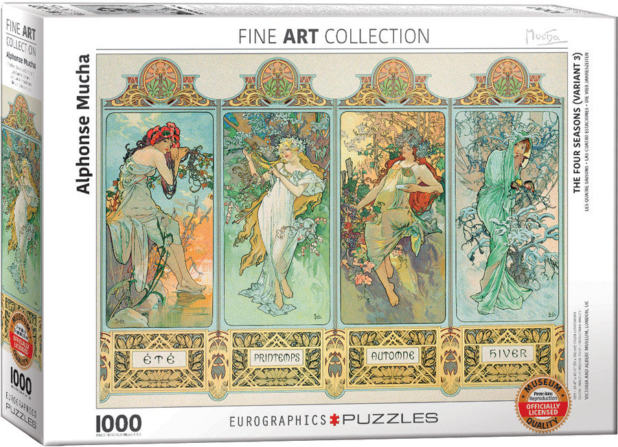 EuroGraphics Puzzles Four Seasonsby Alphonse Maria Mucha