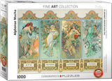 EuroGraphics Puzzles Four Seasonsby Alphonse Maria Mucha