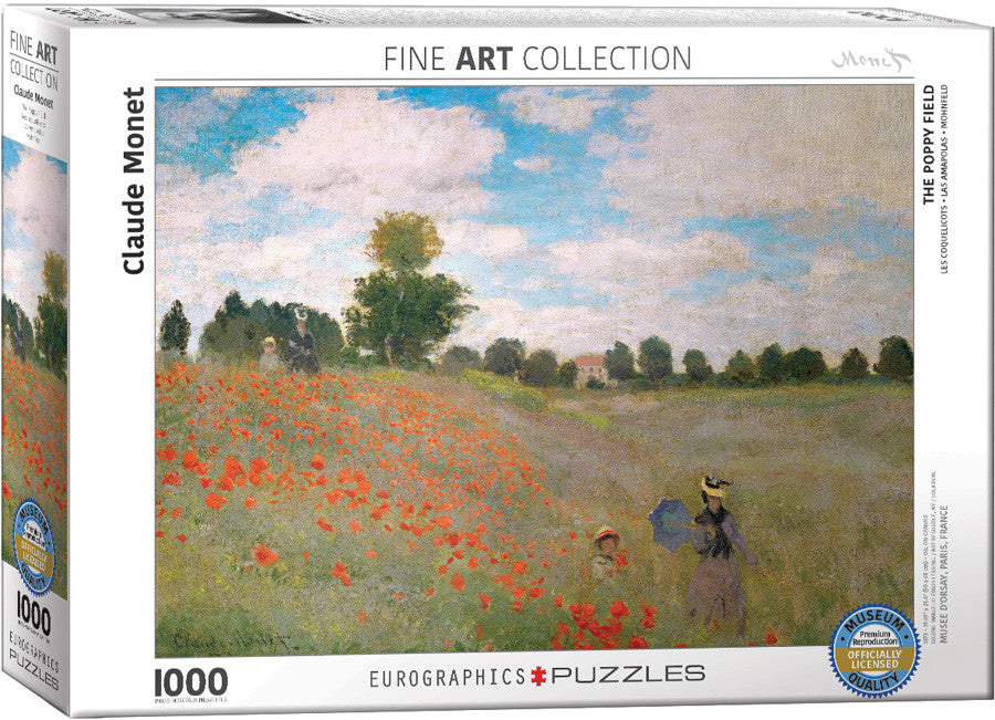 EuroGraphics Puzzles The Poppy FieldbyClaude Monet
