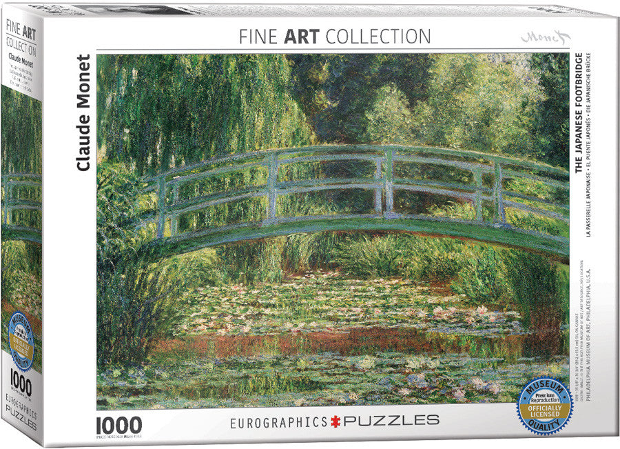 EuroGraphics Puzzles The Japanese Footbridgeby Claude Monett