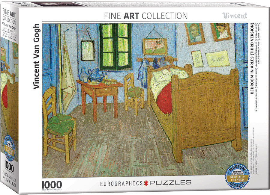 EuroGraphics Puzzles Bedroom in Arlesby Vincent Van Gogh