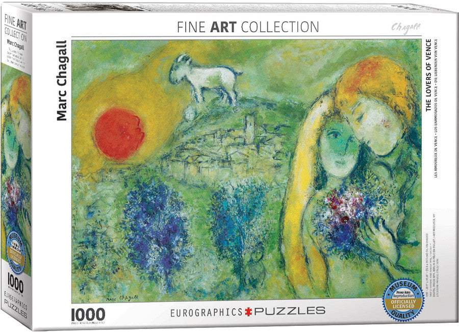 EuroGraphics Puzzles The Lovers of Venice by Marc Chagall