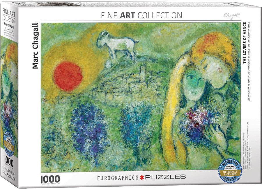 EuroGraphics Puzzles The Lovers of Venice by Marc Chagall