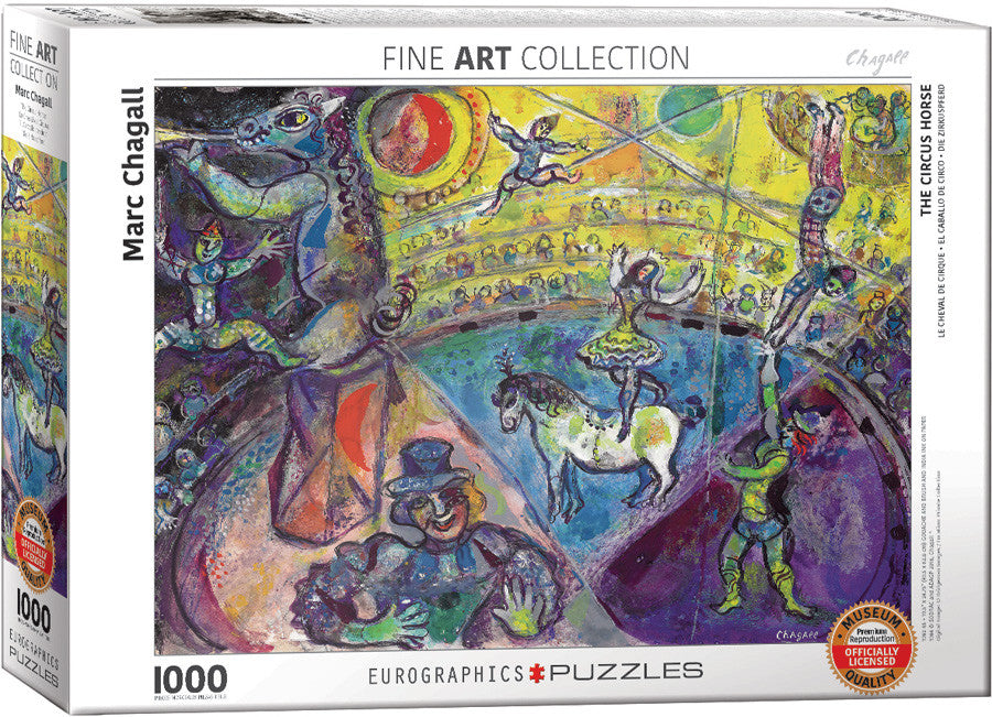 EuroGraphics Puzzles The Circus Horse by Marc Chagall