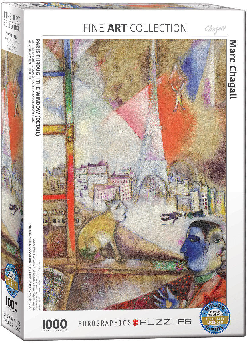 EuroGraphics Puzzles Paris Through the Window by Marc Chagall